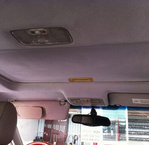 bọc trần nỉ mazda
